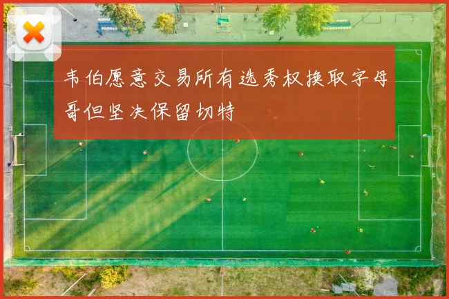 韦伯愿意交易所有选秀权换取字母哥但坚决保留切特